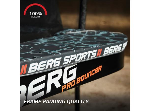 BERG Trampoline Pro Bouncer Med sikkerhetsnett Deluxe XL