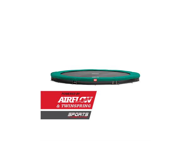 BERG Champion InGround 430 grønn SPORT Nedgravd rund trampoline