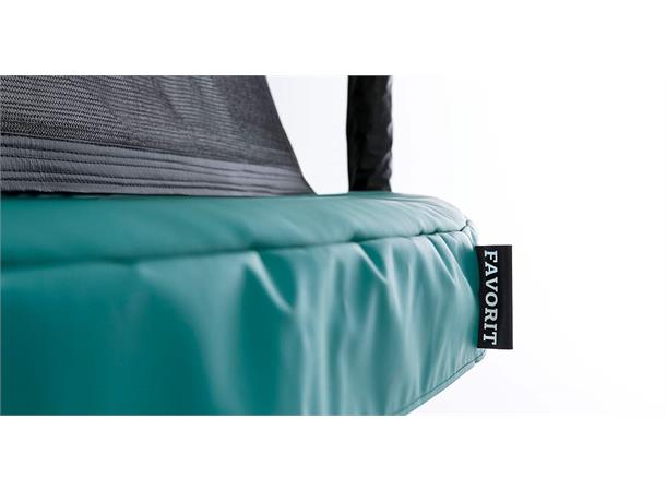 BERG Trampoline Grand Favorit InGround 520cm grønn med Comfort sikkerhetsett
