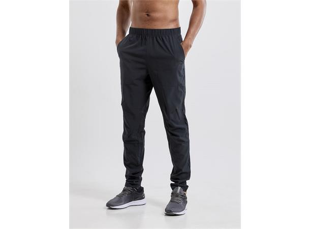 Eaze T&F Pants M Black XL Joggebukse i vevet polyester