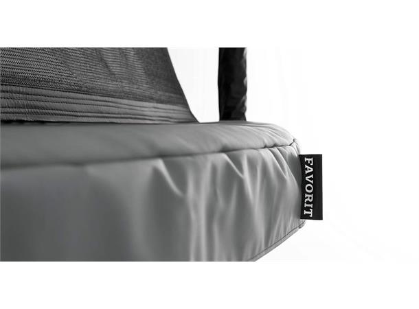 BERG Trampoline Grand Favorit 520 grå Med sikkerhetsnett Comfort