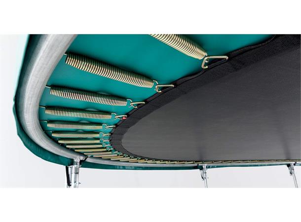 BERG Trampoline Grand Favorit 520 grønn Med sikkerhetsnett Comfort