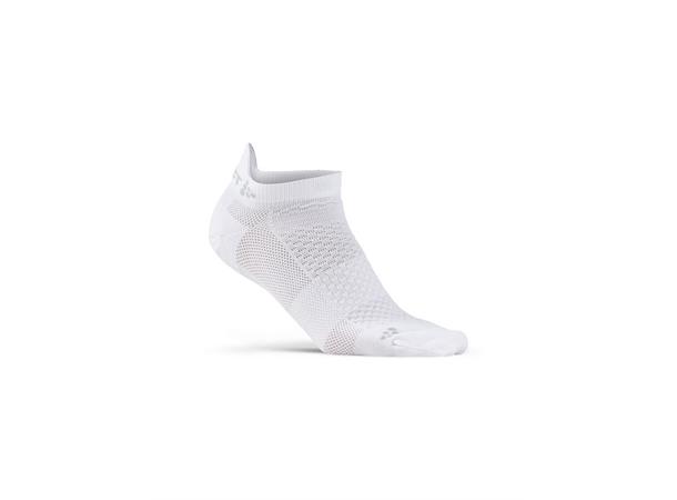 Cool Shaftless 2-Pack Sock White Tynn lettvektssokk